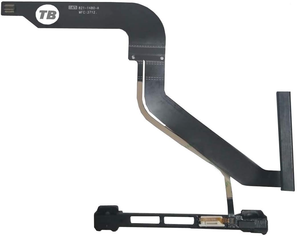 TB® Replacement HDD Hard Drive Cable with IR Sensor Hard Drive Bracket for Macbook Pro A1278 13” 2012 Part # 821-1480-A (Only work with Model Year 2012)