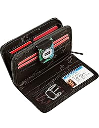 Vera Bradley Cartera Turnlock cartera RFID, talla única, Falling Flowers