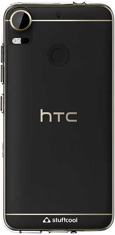 Stuffcool Pure Transparent Soft Back Case Cover for HTC Desire 10 Pro - Clear
