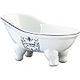 Kingston Brass BATUBSSW Aqua Eden Mini Ceramic Slipper Bathtub, 5-11/16-Inch x 3-Inch x 3-1/16-Inch, White