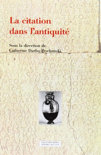 La  citation dans l'Antiquité