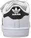 adidas Originals Kids Superstar Foundation Sneaker, White/Core Black/White, 10 US Unisex Toddler