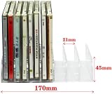 Pmsanzay Clear Acrylic CD DVD Holder 14 Standard Boxes Storage Case view 2