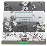 Laura Ashley Desk Top Letter Sorter, Natural Kyoto Collection, Single Item (763-0)