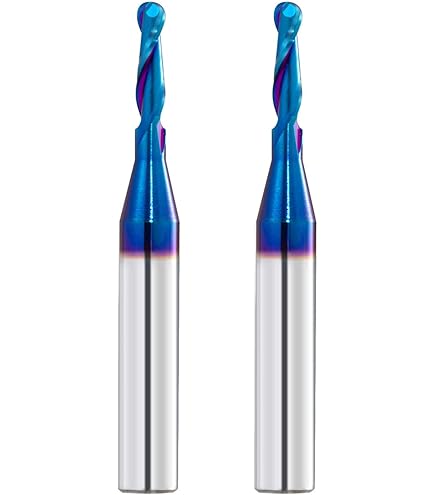 thumbnail image 2 of Amana Tool 46475 Solid Carbide Double Flute Down-Cut Ball 2 of 14