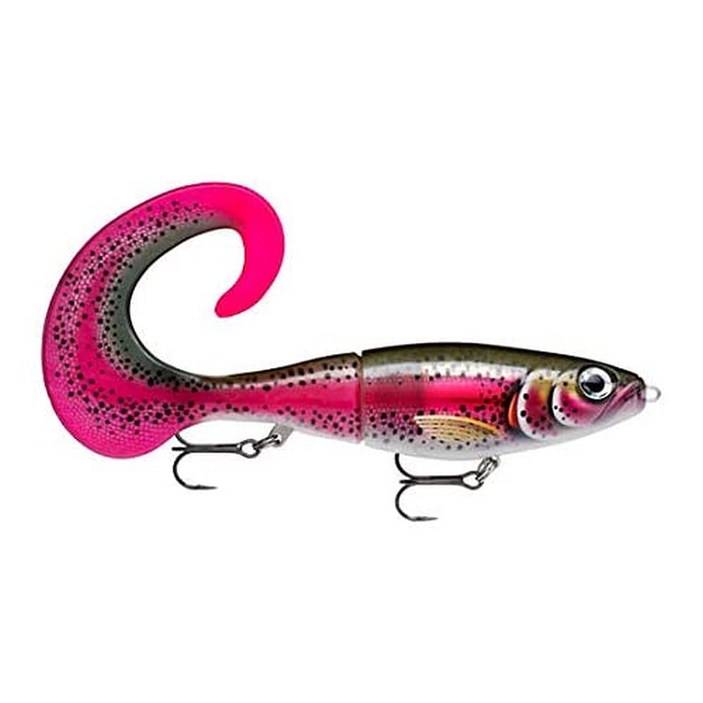 Rapala X-Rap Otus Lure with Two No. 2/0 Hooks, 0.5-1 m Swimming Depth, 25 cm Size, Live Rainbow Trout