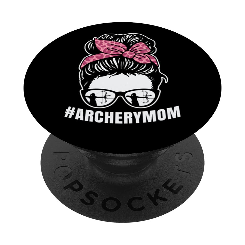 Archery Mom Target Arrows Archer Arrow Bow Sport Lover PopSockets Swappable PopGrip
