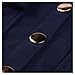 Miusol Women's Vintage Navy Style Long Sleeve Slim Business Pencil Dress Navy Blue Medium