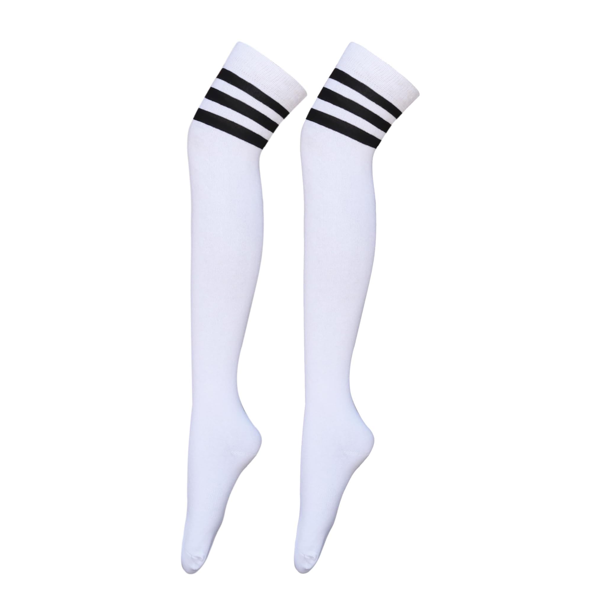 Bestjybt Women Long Thigh High Socks Cotton Warm