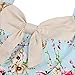 Vintage Halter Cocktail Dress 1950S Retro Swing Homecoming Dresses Floral Print 2XL