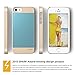 iPhone SE case, elago [Outift][Champagne Gold / Cotton Candy Blue] - [Premium Hybrid Construction][Aluminum][Spark Design Award] - for iPhone SE/5/5S