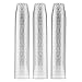 Clear Plastic Cups | 6 oz. 100 Pack | Hard Disposable Cups | Plastic Wine Cups | Plastic Cocktail Glasses | Plastic Drinking Cups | Small Plastic Party Punch Cups | Bulk Wedding Plastic Tumblers