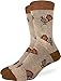 Good Luck Sock Men's Thanksgiving Turkey Socks, Adult, Shoe Size 7-12