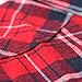 Women's Mid-Long Style Roll-Up Sleeve Plaid Flannel Shirt