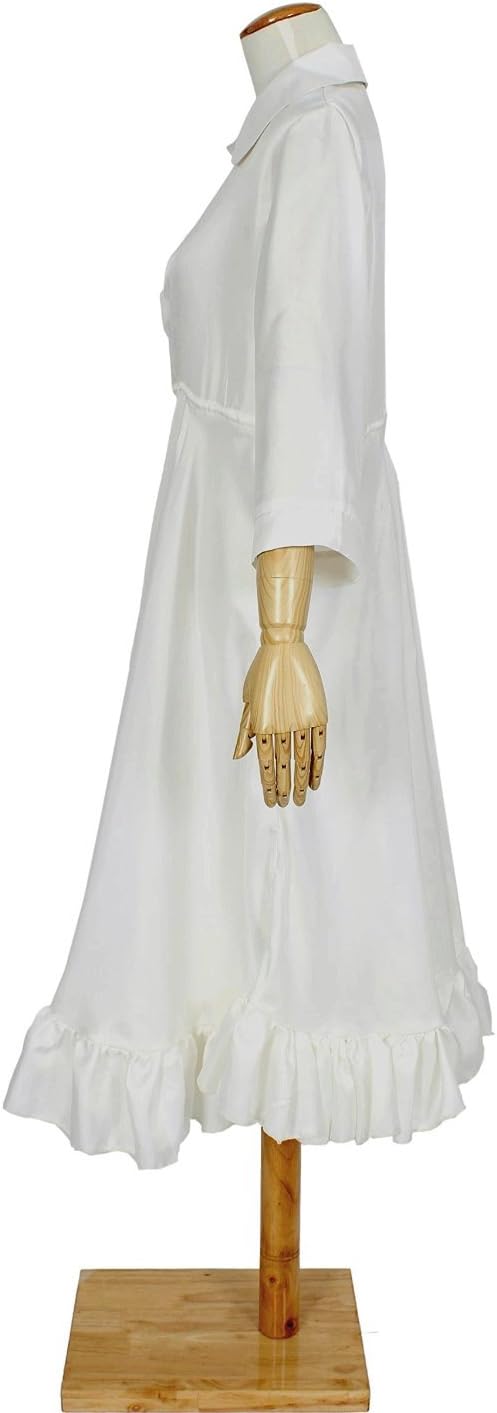 Amazon Milicabooks リング 貞子 昭和初期 レトロ ワンピース コスプレ 衣装 外出ok しっかり作り コスプレ 仮装 通販