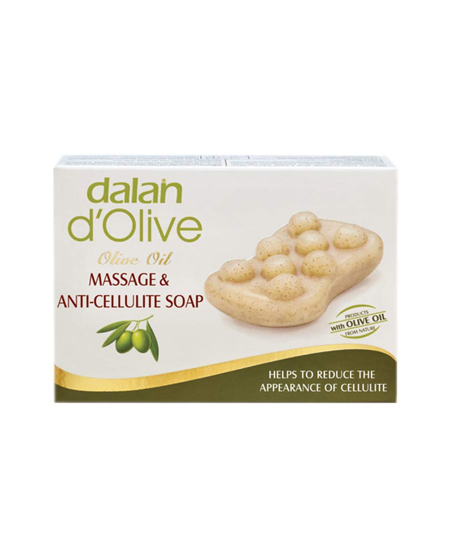 Dalan D'Olive Massage & Anti-Cellulite Soap-5.3 Oz