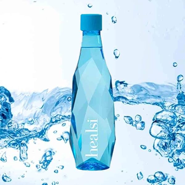 HEALSI NATURAL ARTESIAN STILL WATER, PH7, RICH IN SILICA, 12 X 16.9 FL OZ – TURQUOISE | SILICA-RICH WATER FOR HYDRATION & SKIN HEALTH | REFRESHING, BALANCED PH