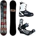 Camp Seven Drifter and APX Men's Complete Snowboard Package 2019 New