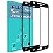 TAURI Screen Protector for Galaxy J7 2017, Black (FCTG2P-Galaxy J7 2017)