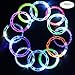 24 Pack Flashing Colorful LED Grow Bracelets with 6 Spare Batteries For Wedding, Birthdays, Concert, Night Games Fun Events primary
