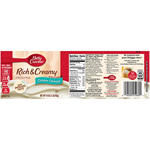 Betty Crocker Cream Cheese Frosting, 16 oz - Image 2