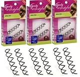 Goody Simple Styles Spin Pin, Assorted Colors Dark (Pack of 3)