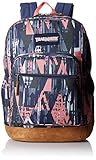 Trailmaker Big Girls Printed Backpack with Suede Bottom, Pink, One Size