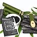 Natural Bamboo Charcoal Oil Absorbing Tissues - 300 Sheets - Premium Oil Blotting Paper for Face - Facial Skin Care Make Up (100 Sheets, 3 Packs)