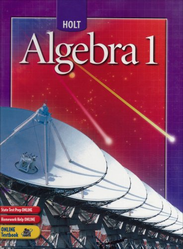 Holt Algebra 1: Student Edition (C) 2004 2004 Holt Algebra 1: Student Edition (C) 2004 2004