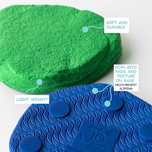 JumpOff Jo RockSteady Foam Stepping Stones Set of 10 Balance Blocks