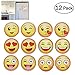 OUNONA 12Pcs 3D Refrigerator Magnets Fridge Magnets Funny Magnets for Refrigerator/Whiteboards,1.8inch