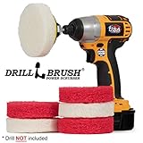 Bathroom - Cleaning Supplies - Drill Brush Power Scrubber Pads - Shower Cleaner - Bathtub - Bath Mat - Bathroom Sink - Tile Cleaner - Baseboard Cleaner - Vinyl Flooring - Hard Water Stain Remover