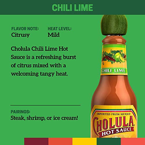 Amazon Com Cholula Chili Lime Hot Sauce 64 Ounce Bottle Crafted With Mexican Peppers Lime And Signature Spice Blend Gluten Free Kosher Vegan Low Sodium Best Thing To Ever Happen To Food Grocery Gourmet Food