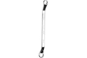HARFINGTON 45 Degree Offset Box End Wrench 8mm x 10mm Metric 12 Point Mirror Chrome Plated CR-V Steel Double Box Wrenches Lon