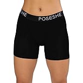 POSESHE Women's Boxer Briefs 6" Inseam, Ultra-soft MicroModal Boyshorts Underwear S-5XL