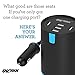 SHARKK 5 Port USB High Speed Car Charger Cupholder Universal 5 Port High Capacity Smartport USB Outlet With Retractable Power Plug. Perfect Travel Plug