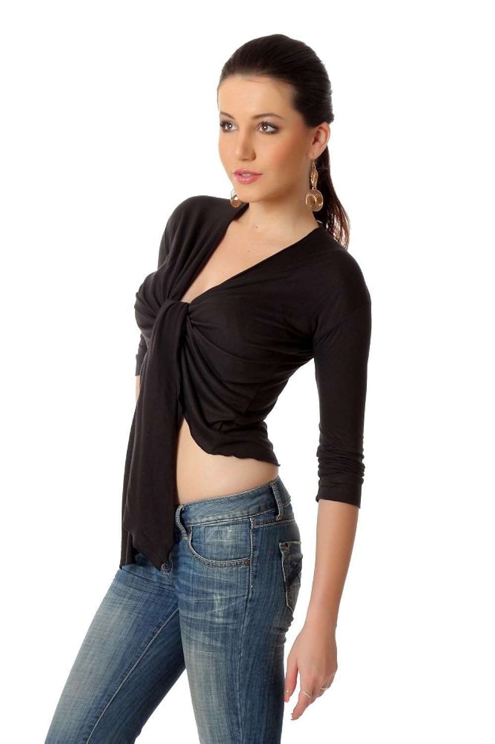 teemoods women's viscose ultrachik waterfall shrug, summer shrug for ladies