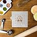 O Holy Night Nativity Scene Cookie and Craft Stencil by Designer Stencils