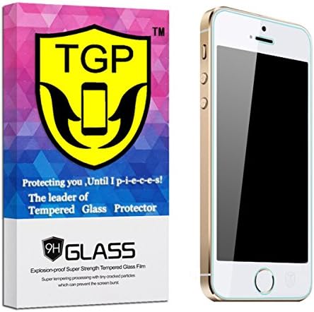 iPhone 5S Screen Protector, TGP Tempered Glass Screen Protector for Apple iPhone 5 5C SE