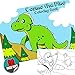 Cosmo the Dino Baby Natural Teether Toy by Pijio with Free Downloadable Coloring Book- Best Amazon Baby Registry Gift - Developmental Teething Toy