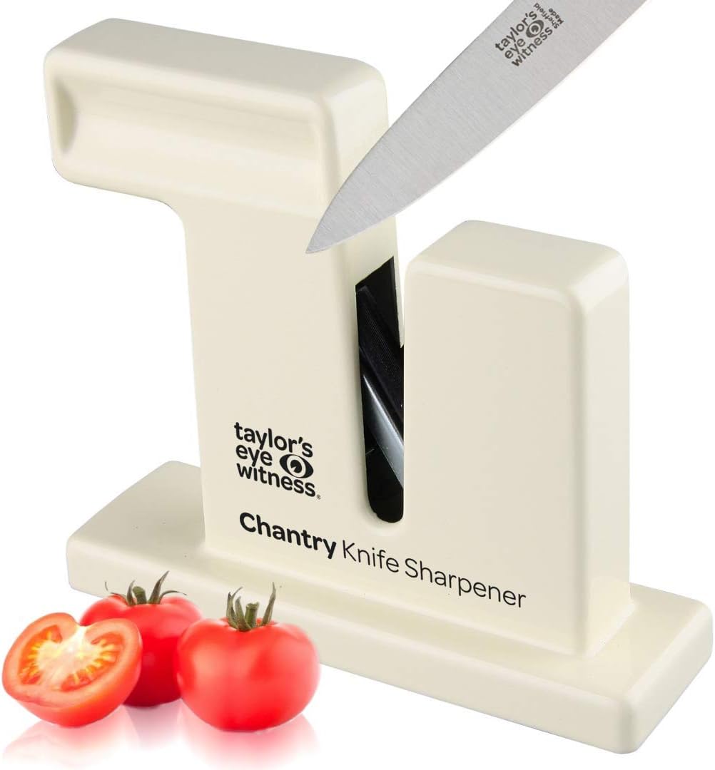 Taylor’s Eye Witness Chantry Knife Sharpener Ivory Manual Kitchen