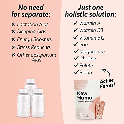 I Am Nurtured New Mama Postnatal Vitamin, Botanical Drink Mix