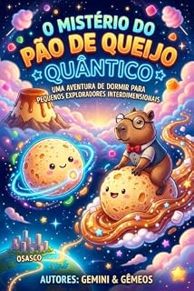 Livro O Mistério do Pão de Queijo Quântico: Uma Aventura de Dormir para Pequenos Exploradores Interdimensionais