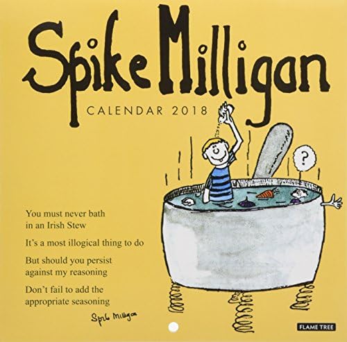 Spike Milligan - mini wall calendar 2018 (Art Calendar) Calendar – Wall Calendar, 2 Aug. 2017