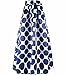 NINEWE Womens Vintage Polka Dots A-Line Skater Skirt Maxi Wedding Ball Gown Bluepot US14