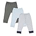 Luvable Friends Unisex Baby Cotton Pants, Navy Stripe, 18-24 Months