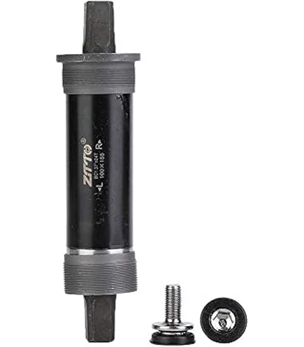 YST YT3054 Axe Conique Carré 127 Mm – Boîtier De Pédalier Étanche 3 Pièces Pour BMX – Argent – Conversion Monobloc Vers 3 Pièces