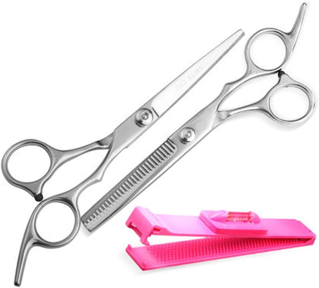 WENMW WENMWProfessional Hair Cutting Scissors, Hairdressers Scissors Set 6 Inches Barber Hair Scissors for Professional Hairdressing of Men & Women,Set