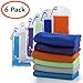 SYOURSELF 6 Pack Cooling Towels for Instant Relief-Cool Bowling Fitness Yoga Towel -40″x12″ Use as Cooling Neck Headband Bandana Scarf,Stay Cool for Travel Camping Golf Football(6 pcs Mix)thumb 1