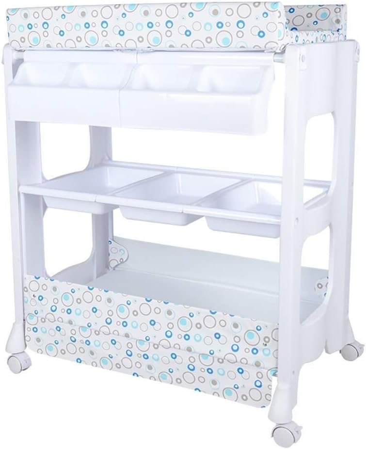 Lqbdjpys Changing Table Diaper Changing Tables With Side Pocket Infant Storage Unit Station Dresser For 0 24 Months Toddler Ideal For Traveling Amazon Co Uk Kitchen Home